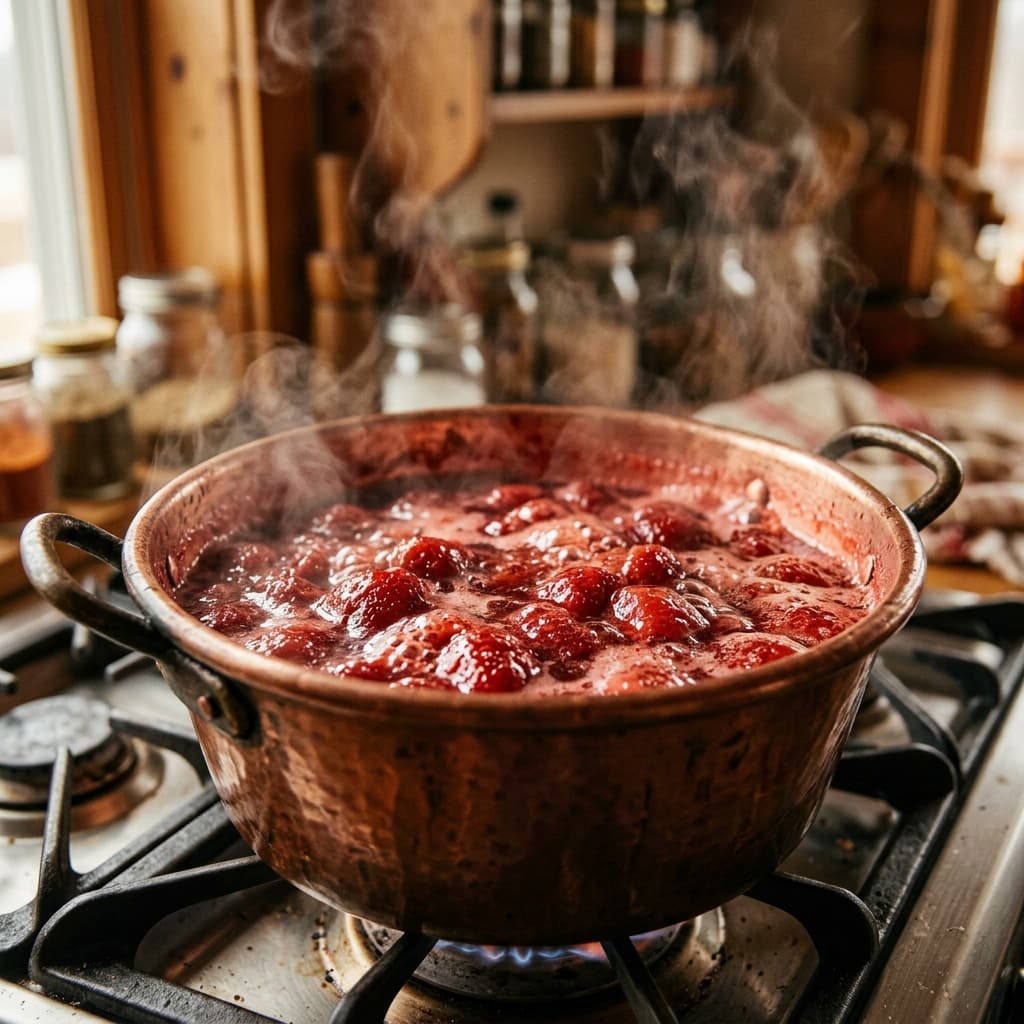 Boiling jam